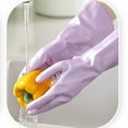 thumbnail image 5 of Waterproof Gloves, Assorted Colors, Easy to Clean, Durable Latex-free for Kitchen, Gardening, Dishwashing, and Household Chores, Ideal for Cleaning, Car Washing & Pet Care,Vsgery, 5 of 9
