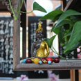 thumbnail image 2 of Statue de Bouddha Assis Thaï Méditant Chance Richesse 5.5 Pouces pour Décoration Cadeau, 2 of 9