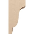 thumbnail image 3 of 12"W x 12"D x 24"H Wide Newport Rough Cedar Woodgrain TimberThane Corbel, Primed Tan, 3 of 6