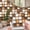50PCS, variant on Partheme 3D Mosaic Tile Sticker Removable Wallpaper Tile, 3D Self Adhesive Wall Tiles Bathroom Wall Tiles for Kitchen Backsplash , PVC Square Decorative Vinyl Decals, 10PCS