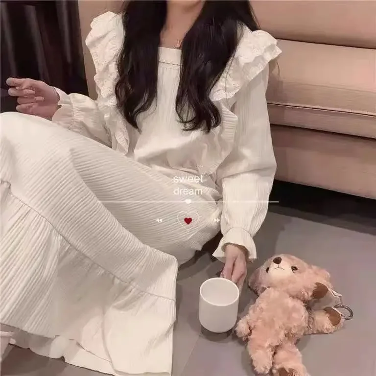 cute short night dress 2 piece night wear with sleeveless