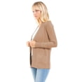 thumbnail image 6 of Made by Olivia Women's Open Front Long Sleeve Classic Knit Cardigan, 6 of 7