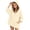 Beige, variant on ZACPNCV Girls Zip Up Hoodie Kids Solid Color Oversized Hooded Sweatshirt with Pockets Long Sleeve Soft Casual Outerwear for School & Everyday Wear 5-6 Years