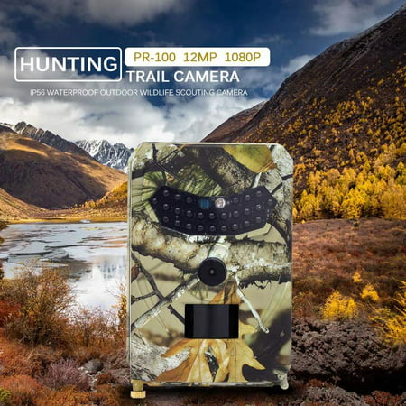 Outdoor Infrared Game Camera Faayfian 1080P Digital Hunting Trail Camera Night Vision Effectively Prevent Rain, Dust and Insects,Great for Wildlife Hunting Monitoring and Farm