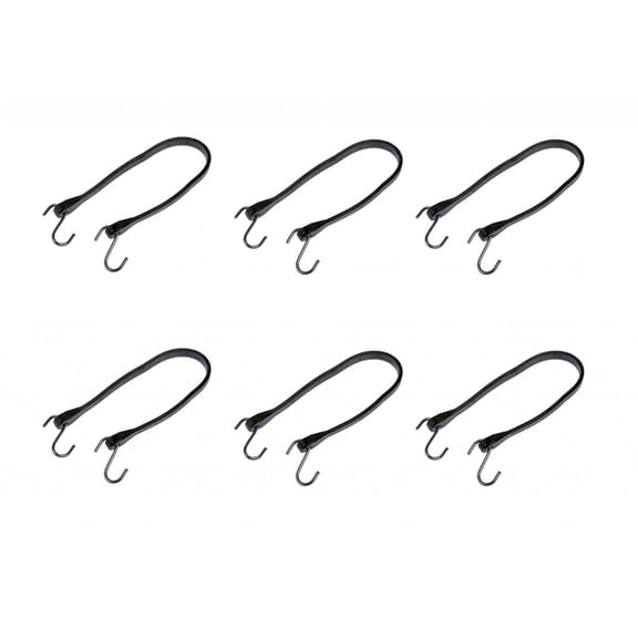 KarParts360 Tie-Down Strap | Steel Hook | Rubber | 1.75 Ft. Length | 55 Break Strength Lbs. | 0.67 Inches Width