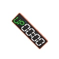 thumbnail image 2 of Decodeary Convenient Gym Timer With Adjustable Volume Easy To Carry Volume Of Timer Can Orange frame Green and white font, 2 of 6