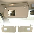 thumbnail image 2 of BIBABLYKE Auto Car Interior Window Sun Blocker Cover Shade Blind Driver Passenger Side Sunvisor with Vanity Light For 7432035A91B1, 2 of 7