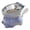 Blue, variant on Agiufgs Elevated Pet Bowl 4.49 in Width 4.13, Promotes Natural Eating Posture, for Cats and Small Dogs Setup and Daily Use, Black