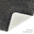 thumbnail image 3 of Solid Dark Gray Bathroom Rugs Sets, Shower Rugs with Toilet Rugs U Shaped, Non Slip Bath Mats, Machine Washable Bath Mat, Absorbent Bath Mat, Bathroom Decor, 3 of 8