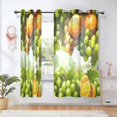 thumbnail image 6 of Harvest Gathering Breathable Sheer Curtains 63x52in Soft Light Filtering, UV Protection and Thermal Insulation, 6 of 7