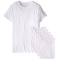thumbnail image 1 of Fruit of the Loom T-Shirt à Col Rond Blanc pour Hommes, Lot de 6, TG, Blanc, 1 of 4
