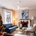 thumbnail image 3 of Parrot Uncle Modern 52" Propeller White LED Smart Ceiling Fan, Alexa, and App Control, 3-CCT Ceiling Fan, 3 of 15