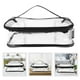 thumbnail image 5 of BRIGHTFUFU Bolsa de mano de mano Bolsa de picnic transparente de picnic Magno de almacenamiento de maquillaje para al aire libre, 5 of 8