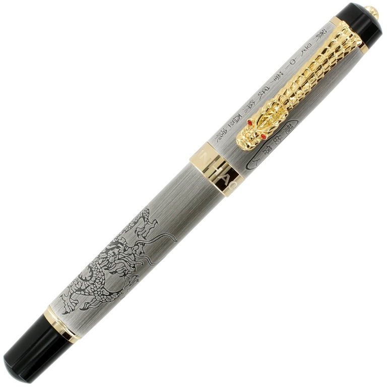 JinHao 888 Long Offspring Golden Dragon Fountain Pen - Walmart.com