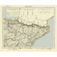 thumbnail image 2 of Letts 14x12 White Modern Wood Framed Museum Art Print Titled - Northeast Spain - Letts 1883, 2 of 4