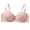 Beige, variant on Lifting Underwire Bra for Women Thin Anti-Sagging Push Up C Cup Solid Colors Natural Shape