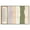 Silver Frame, variant on Nature's Stripe Canvas Gem Tones Abstract by Art Remedy, Gallery Wrapped, 24" x 16"