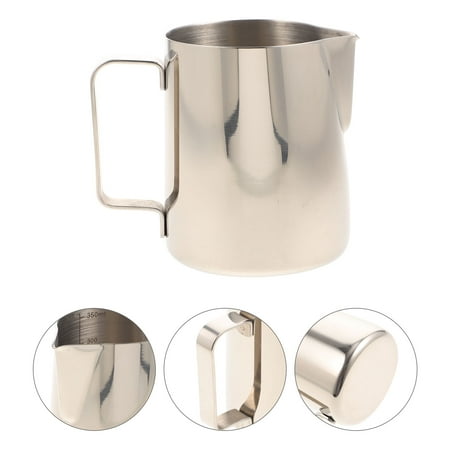

DINHEAROM 1Pack Thickened Coffee Frothing Pitcher Cup for Cream Dispensing and Liquid Measurement