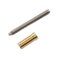 thumbnail image 4 of Billard billard Queue Joint Pin Billard Accessoires Partie Accessoire, en Acier Inoxydable Portable Robuste Léger Réparation Fournitures Raccords d'Arbre pour 18 Joint, 4 of 7