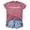 Red, variant on Womens T Shirts Bird Print Round Neck Short Sleeve T-Shirt Free Flying Women Blouses Red XXL