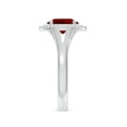 thumbnail image 6 of ANGARA Lab Grown 1.25 Ct Oval Ruby Double Halo Engagement Ring for Women in 14K White Gold (Size-8x6mm) | July Birthstone, Birthday, Anniversary, Jewelry Gift for Women | Lab-Grown Ruby Ring, 6 of 7