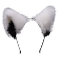 thumbnail image 2 of Callipe Cats Ears Headband Long Furry Adorable Plush Exquisite Cosplay Party Headpiece for Party, 2 of 2