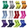 thumbnail image 5 of 6Pairs/Lot New in ANTI SLIP Tapedesign Football Socks Mid Calf Non-Slip Soccer Sport Cycling Sports Mens Sock Women, 5 of 7
