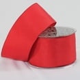thumbnail image 2 of The Ribbon People Scarlet Red Solid Wired Craft Ribbon 2.5" x 27 Yards, 2 of 3
