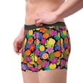thumbnail image 5 of Cauagu Hawaiian Style Print Boxer Briefs for Men,Comfortable Breathable Men's Underwear Moisture Wicking Underpants -Large, 5 of 8