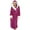 Hot Pink, variant on Hueook Robes for Women Plus Size Sleepwear Winter Warm Solid Bandage Robe Bathrobe Gown Pajamas with Pocket Waistband+Belts Christmas Clearance