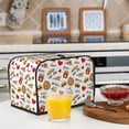 thumbnail image 6 of Yiaed Fast Food Print Two Slice Bread Machine Cover, Universal Size Kitchen Appliance Cover for Bread Machine,Bread Machine Cover, 6 of 7