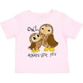 thumbnail image 3 of Inktastic Owl Always Love You Cute Owl Family Boys or Girls Toddler T-Shirt, 3 of 5