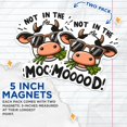 thumbnail image 3 of (2 Pack) Not in The Moood Magnets - Funny Punny Cow Jokes - Funny Animal Jokes - 5" On Longest Side - Premium Magnet - for Cars, Refrigerators, Toolboxes, Lockers- Made in USA - MAG0763, 3 of 7