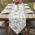 thumbnail image 6 of Thanskgiving Fall Table Runner Linen Burlap Table Runner 72 Inches Long Autumn Pumpkins Botanical Maple Leaf Dresser Scarves for Kitchen Island Coffee Dining Room Party Holiday Decoration 16"x72", 6 of 8