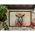 thumbnail image 3 of Carolines Treasures DAC3987MAT 18 x 27 in.  Hippie Animal Goat Doormat, 3 of 5