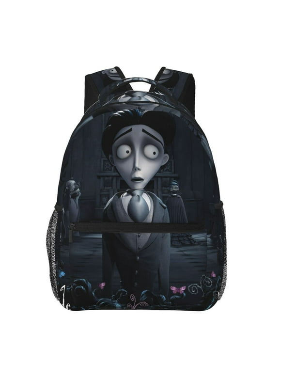 Corpse Bride Victor Adjustable Laptop Backpack School Student Book Bag Satchel Rucksack Shoulders Daypack For Adult And Kids