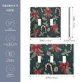 thumbnail image 2 of Yayeee Toggle Light Switch Wall Plate 3-Gang 6.37"x4.48" Decorative Outlet Cover, Green Christmas Candy Canes, 2 of 7
