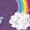 HEATHER PURPLE, variant on Sesame Street - Scribble Snuffleupagus - Toddler Girls Short Sleeve Graphic T-Shirt