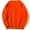 Orange, variant on Men's Sports Round Collar Pullover Sweatshirt Long Sleeve Solid Hoodie Clearance
