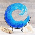 thumbnail image 5 of Sea Wave Acrylic Decorative Platforms - 3 Sizes: 5, 8, and 12 Inch Realistic Wave Design for Home Decor and Gifting, 5 of 7