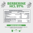 thumbnail image 3 of Berberina Hcl 97% | 500mg De Berberina Clorhidrato, Potenciado Con Piperina (pimienta Negra) Al 97% Y Raíz De Cúrcuma (curcumina, Curcuminoides) | Berberine - Vitaminas Mujer / Hombre -60 Cápsulas, 3 of 6