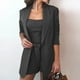 thumbnail image 2 of Conjuntos de mujer Traje de mujer de tres piezas sólido con chaleco + Chaqueta de traje + Pantalones cortos Fridja  fhjkhfk456353, 2 of 7