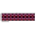 thumbnail image 2 of Ikat Fabric by the Yard, Abstract Tile Design with Scribbled Geometric Shapes in Vertical Alignment, Decorative Upholstery Fabric for Sofas and Home Accents, Multicolor by Ambesonne, 2 of 4