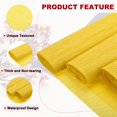 thumbnail image 3 of Uxcell 6Pcs Crepe Paper Roll 8.2ft Long 9.84 Inch Wide for Wedding Ceremony Various Large Festivals Decoration, Apricot, 3 of 6