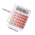 thumbnail image 3 of Clearance Sales karymi School Supplies for Kids Cute Calculator Small Portable Scientific Calculator for Students 12 Digits Mini Body Plastic Keys Non-slip Bottom Pad Clear Keys, 3 of 8