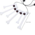 thumbnail image 3 of Lot de 2 Colliers en Forme d'Os Style Halloween pour Femmes Multi Couleurs Plastique, 3 of 8