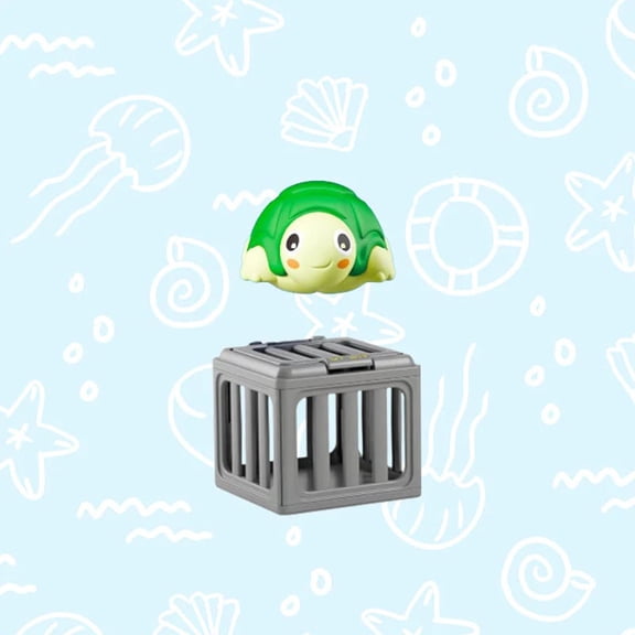 Kids Pool Diving Toys Set Cute Sea Animal Diving Toys with Rescue Cages Underwater Swimming Dive Game for Boys Girls Summer Beach Pool Bath Water Play,D