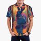 thumbnail image 1 of Balery Neon Rabbit In Archway Camisa Polo de Hombre con Estampado, de Manga Corta y Tejido Medio, Camisa Tipo Golf Polo-Large, 1 of 6