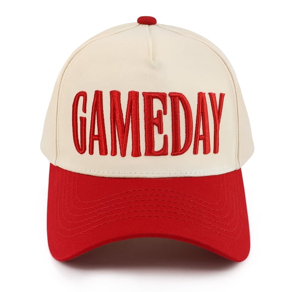 Gorra roja bordada PainZieteg 2026 Game Day