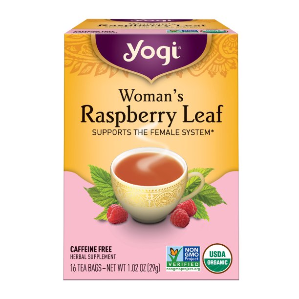 Pack Of 6 Yogi Tea Woman S Raspberry Leaf Tea Tea Bags 16 Ct Walmart Com